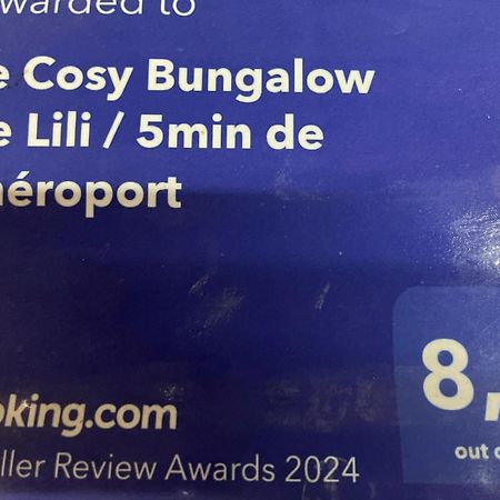 Le Cosy Bungalow De Lili / 5Min De L'Aeroport Les Abymes Exteriér fotografie